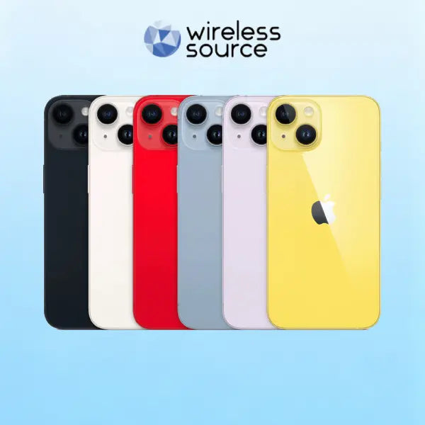 Refurbished Iphone 14 (Unlocked)-Acceptable Condition with 1 Year Warranty 